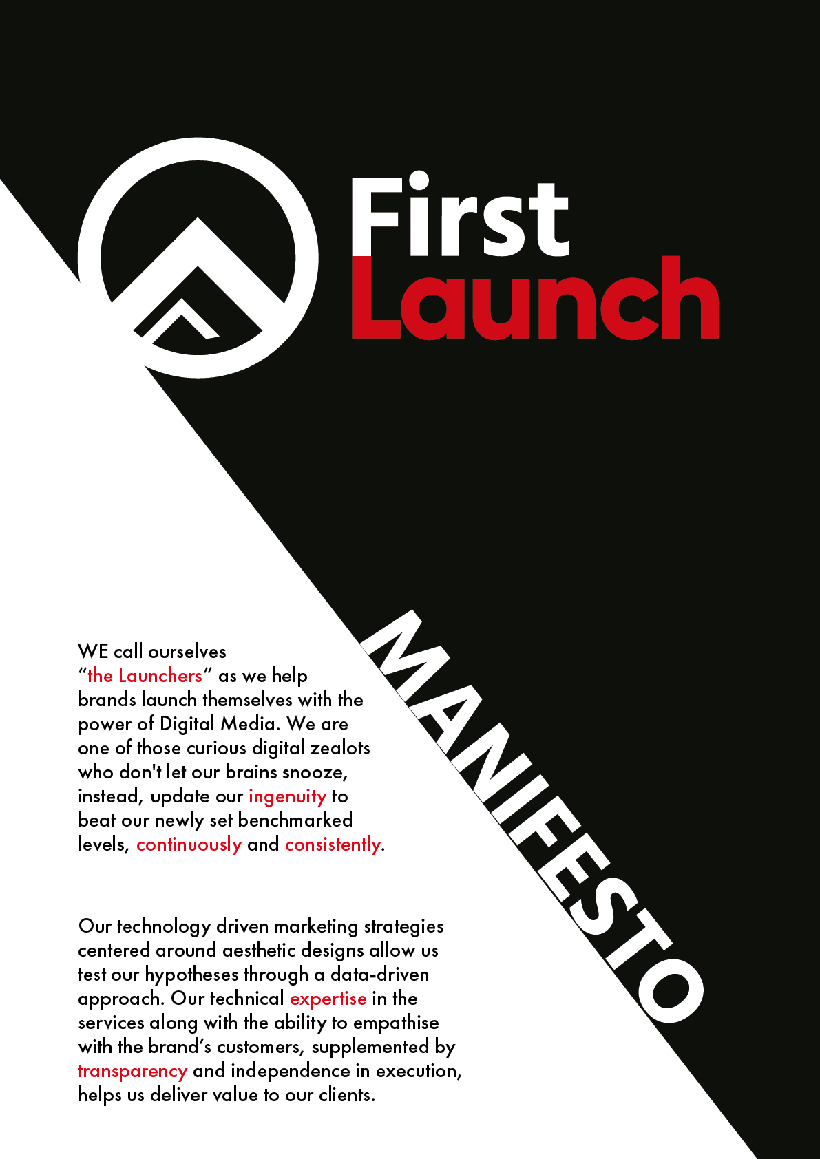 First Launch - Manifesto