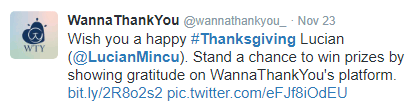wty-Personalised-Message-for-Thanksgiving-social media campaign