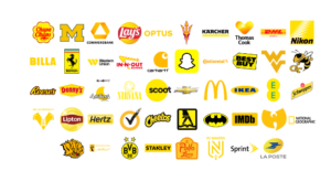 Yellow colour in Branding