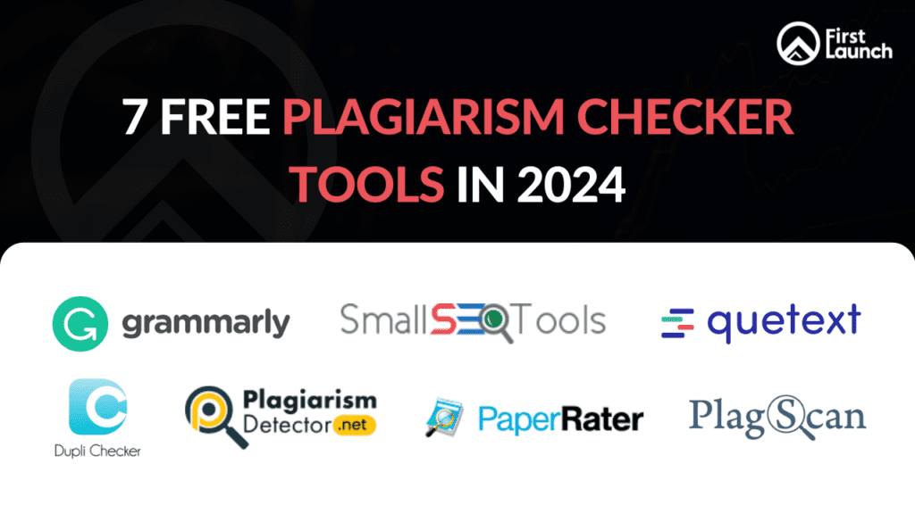 Free tools for Checking Plagiarism