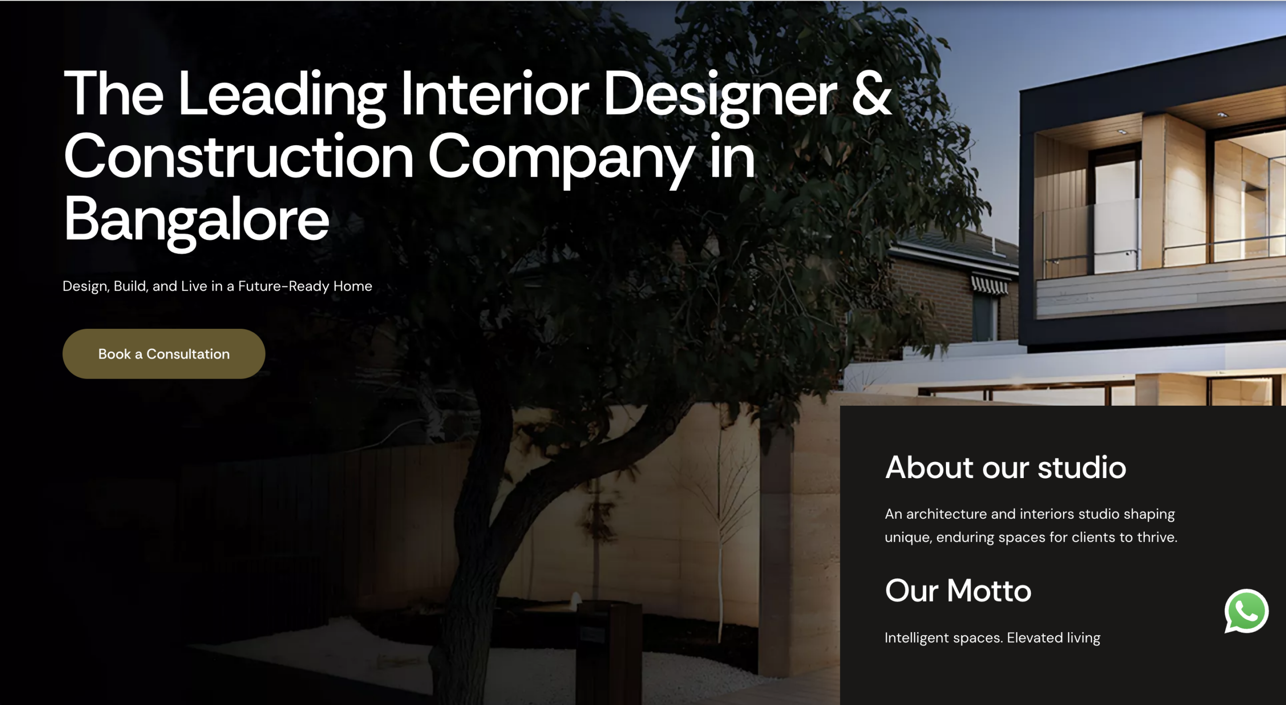 Line of Thought website homepage — built by First Launch